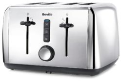 Breville - 4 Slice Toaster - Stainless Steel